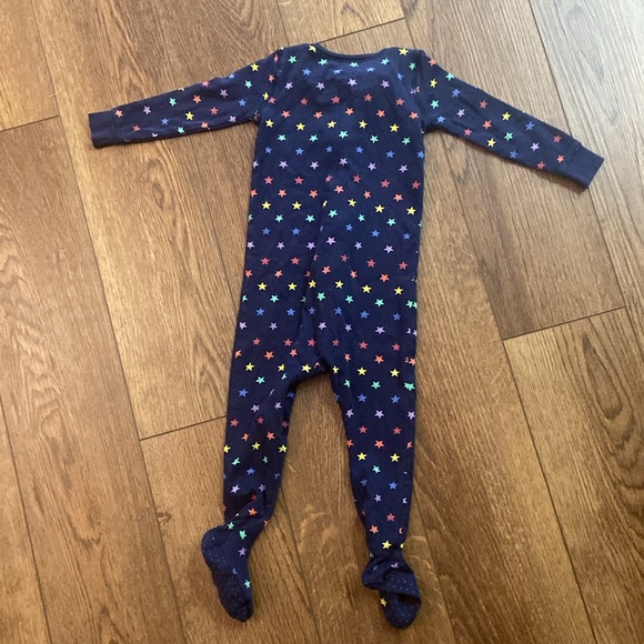 Primary organic star zip footie size 12-18 months - Picture 3 of 3